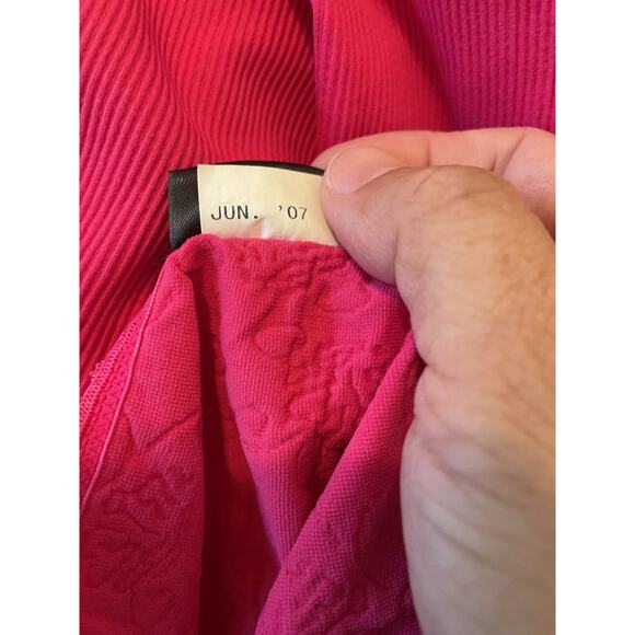 Express Y2K Vintage‎ Size M/L Pink Fitted Babydoll Cami Tank Top Rhinestone Lace - Picture 8 of 12